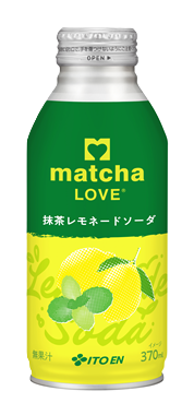 matchaLOVE 抹茶レモネードソーダ ボトル缶 370ml