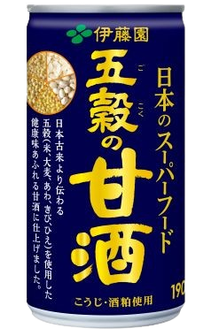 五穀の甘酒 缶 190g