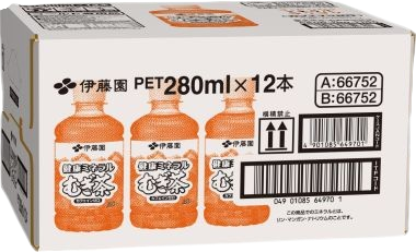 健康ミネラルむぎ茶 PET 280ml (12本入りケース販売品)