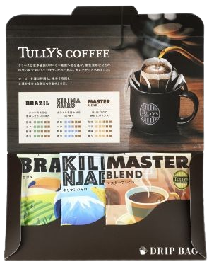 TULLY’S COFFEE ドリップアソートギフト3P 27g（9g×3袋） ドリップバッグ