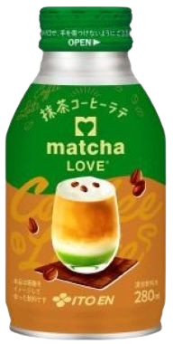 matcha LOVE 抹茶コーヒーラテ ボトル缶 280ml